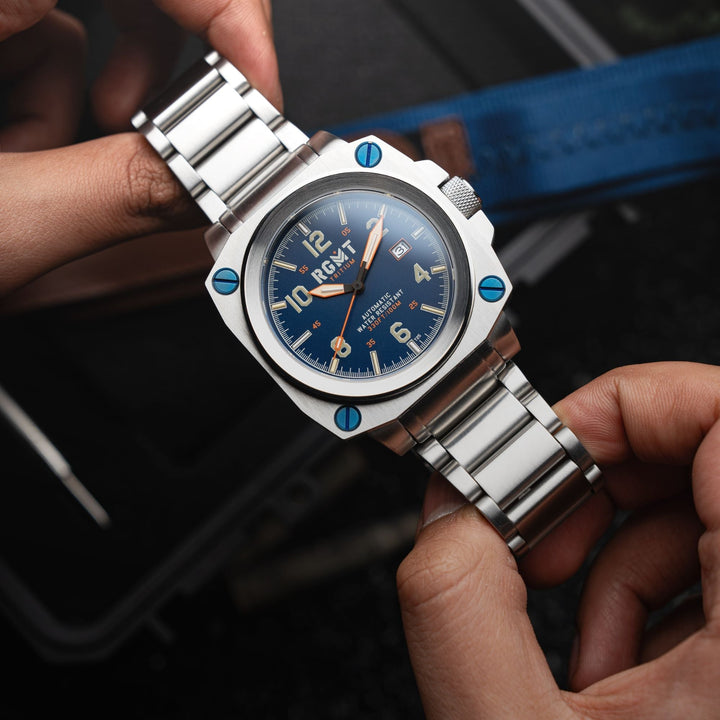 Altimeter Tritium Automatic Blue /Stainless Steel | Blue Dial