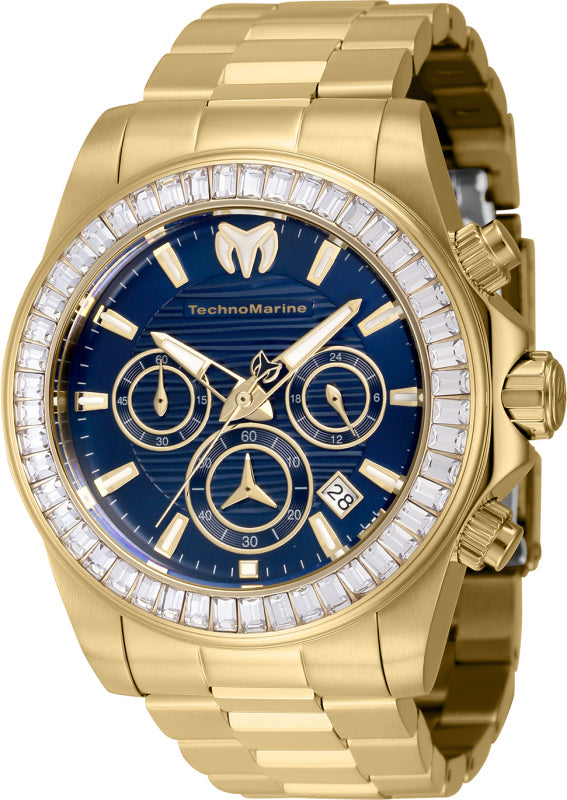 Manta Ray 42mm / Blue / Gold Blue Dial