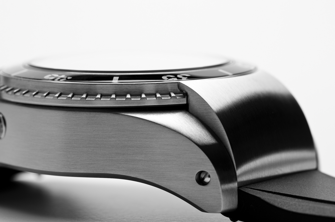 Deep Dive with COSC Stainless Steel - Black Arabic | Black Dial