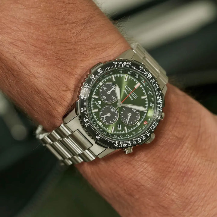 Promaster Navihawk Khaki / Stainless Steel | Khaki Dial