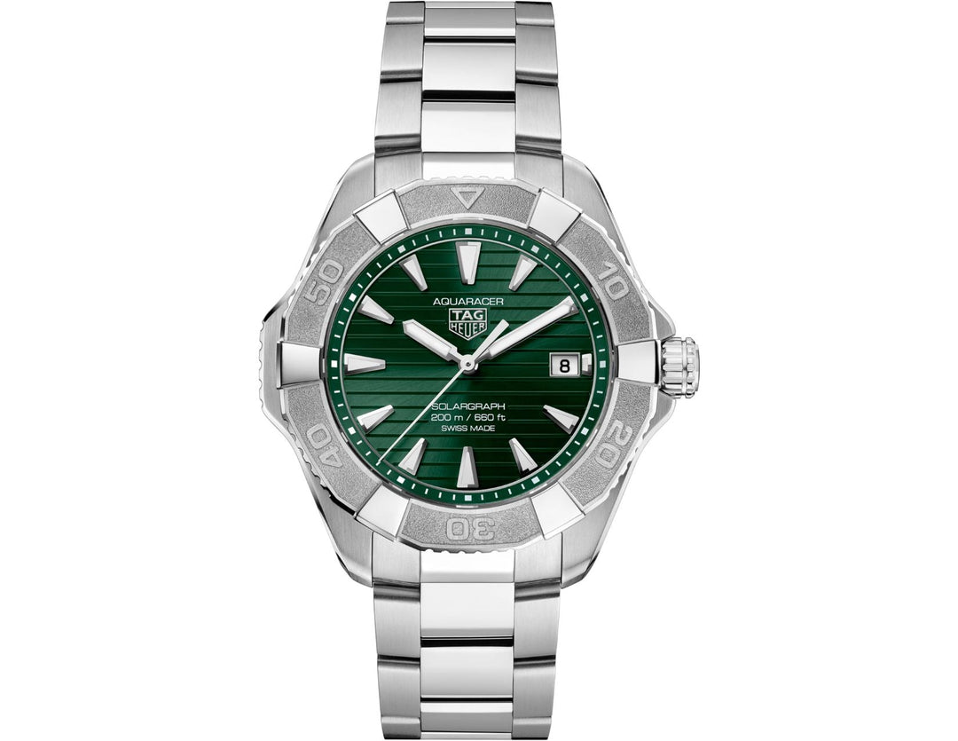 Aquaracer Professional 200 Solargraph Solar Quartz Green Dial / Stainless Steel 
