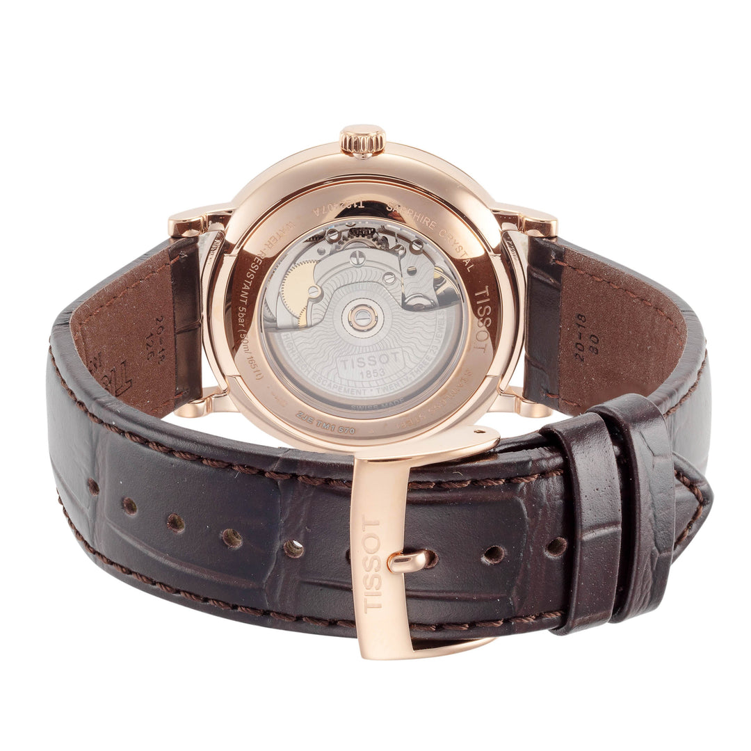 Carson 40mm / Silver / Brown Silver Dial