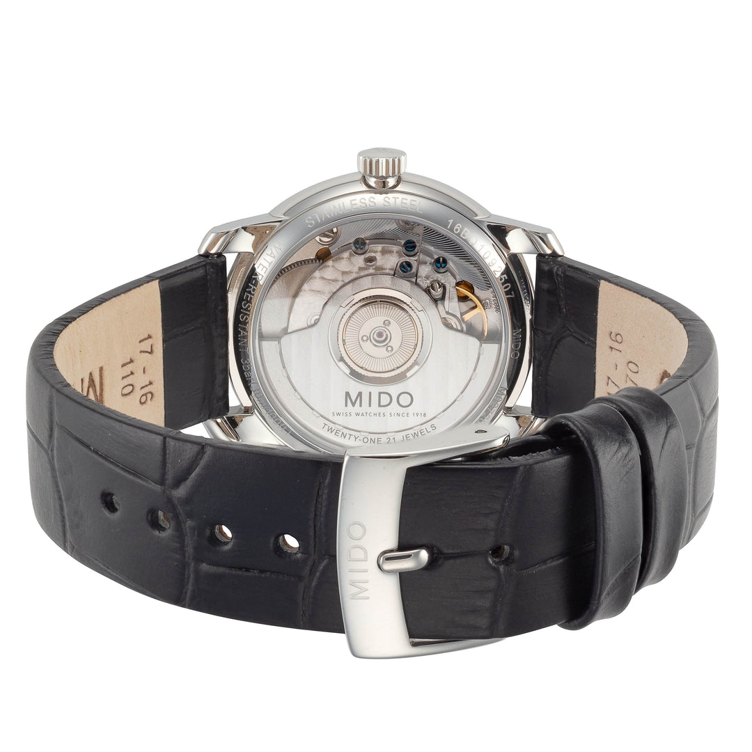 Heritage 33mm / White / Black | White Dial