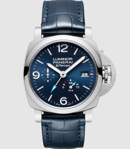 Luminor BiTempo Power Reserve Blue Leather | Blue Dial