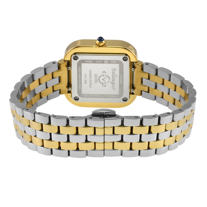 Bellagio GV2 Women's Diamond Swiss Quartz Watch, Silver/White dial 8 Diamonds, B