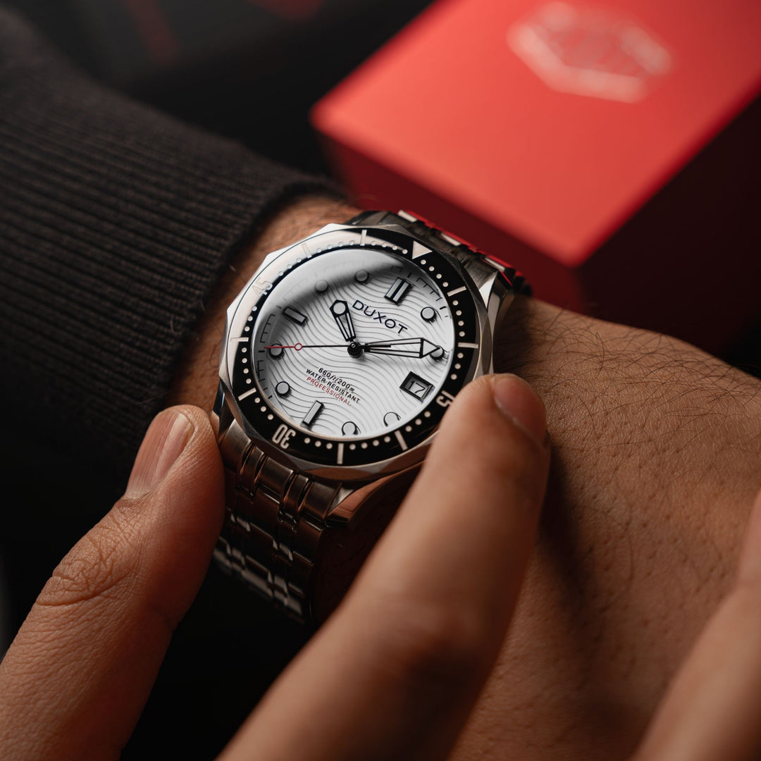 Henri Diver White/Stainless Steel White Dial