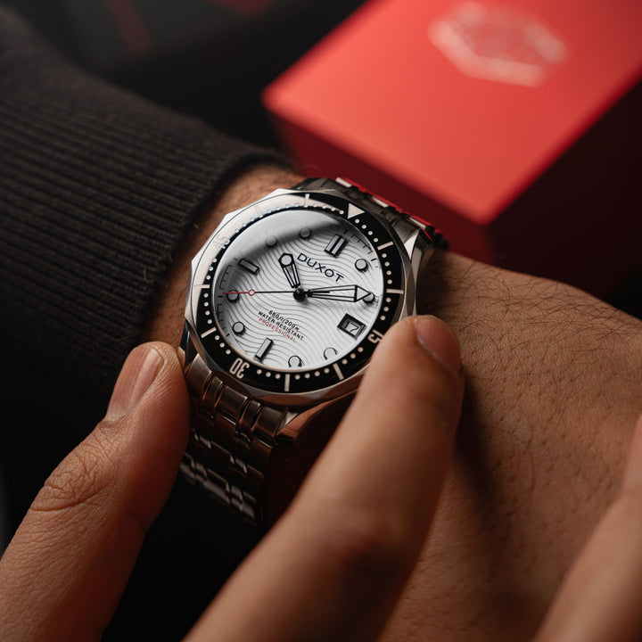 Henri Diver White/Stainless Steel White Dial