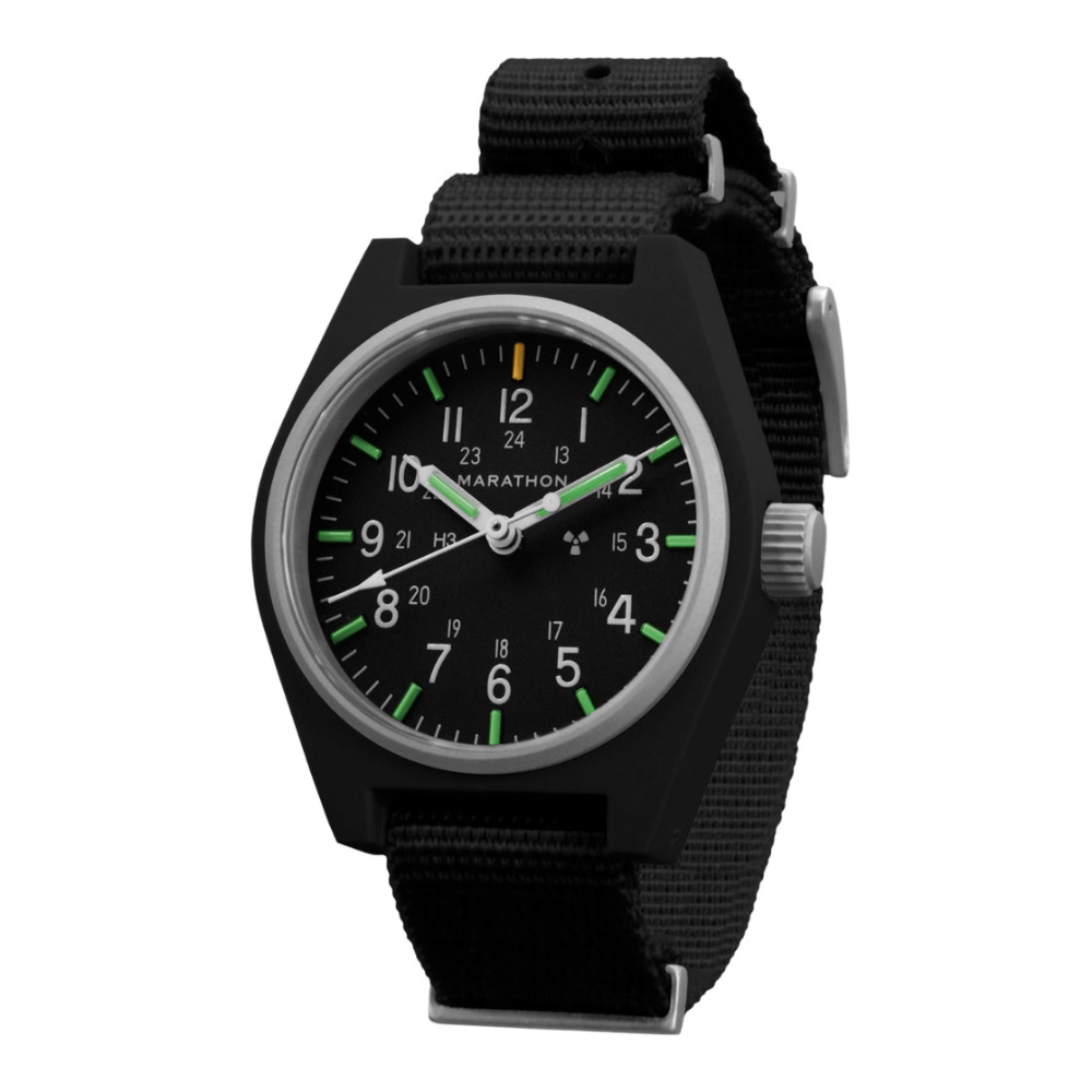 General Purpose Mechanical Black US Gov/Nylon Matte Black Dial