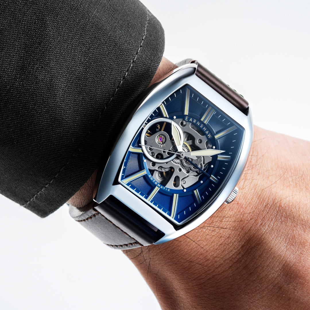Heritage Beauchamp Skeleton Automatic Blue / Stainless Steel | Blue Dial