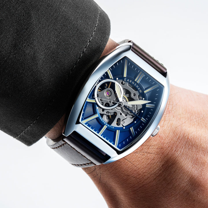 Heritage Beauchamp Skeleton Automatic Blue / Stainless Steel | Blue Dial