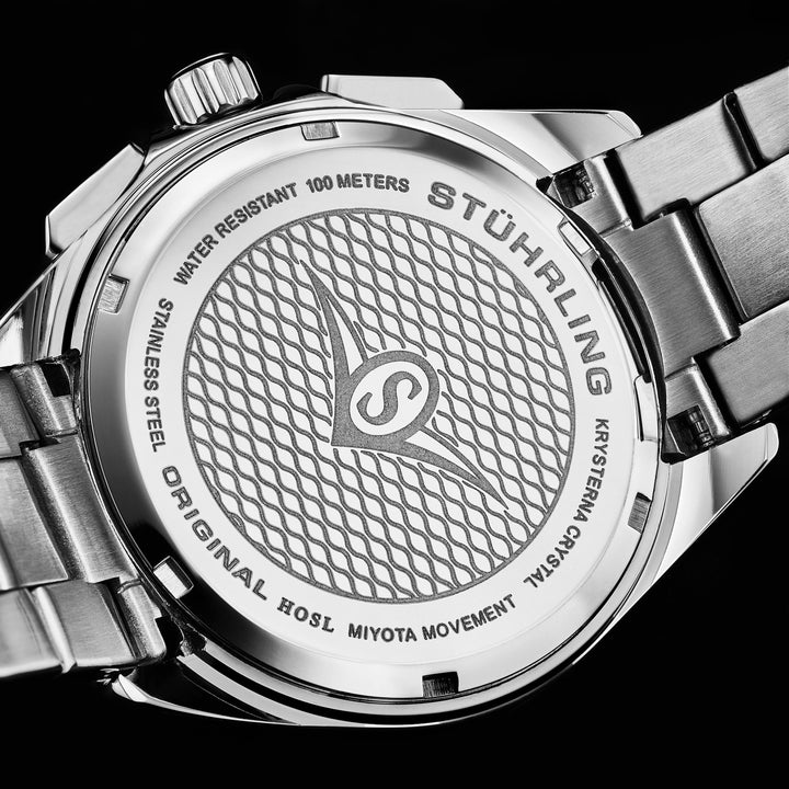 Monaco Silver/Stainless Steel Silver Dial