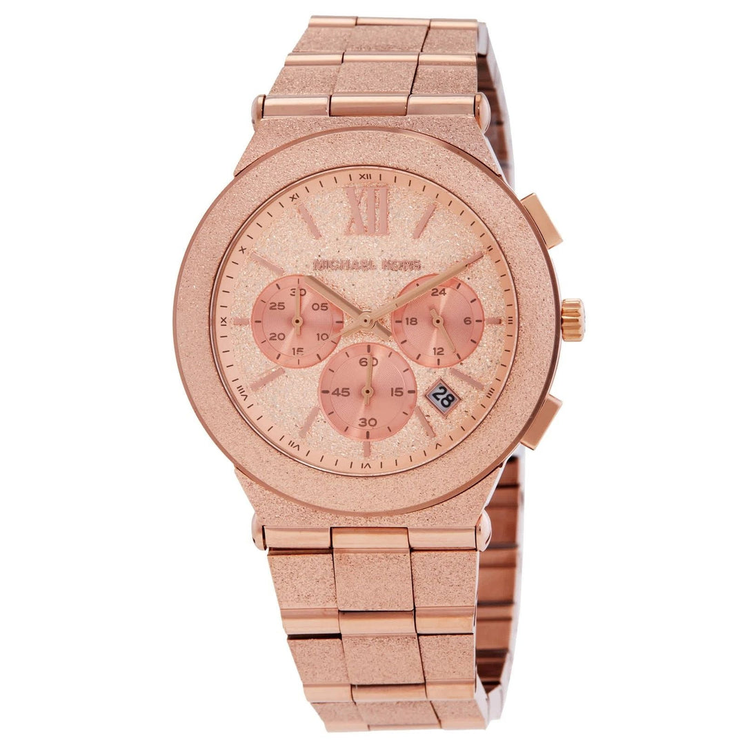 Billie Rose Gold Dial Rose Gold Stainless Steel Bracelet Chronograph 40mm Rose G