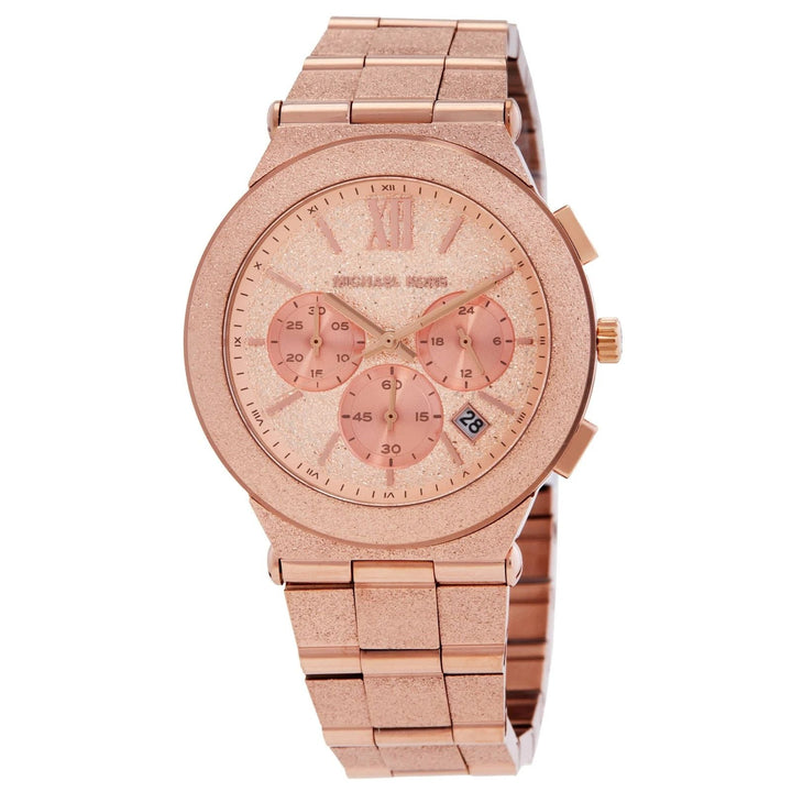 Billie Rose Gold Dial Rose Gold Stainless Steel Bracelet Chronograph 40mm Rose G