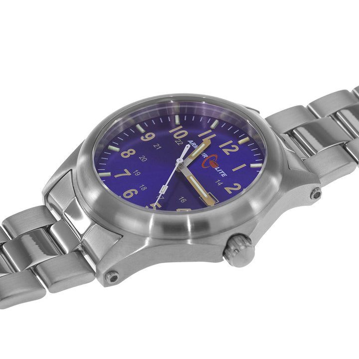 Field Series (Tritium & Armourglass) AL103 Steel Case / Metallic Blue Dial | Blu