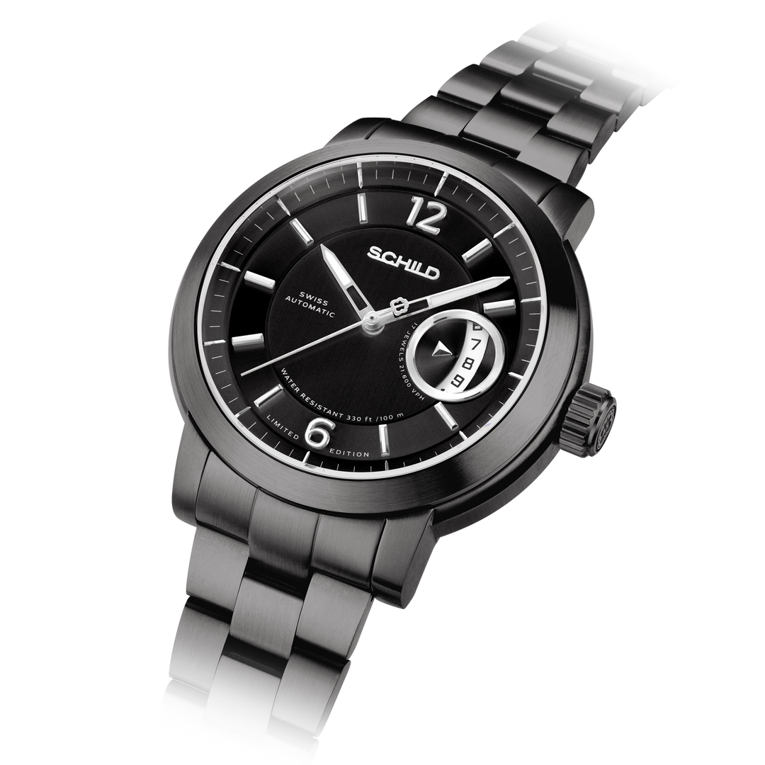 Heinrich Minimal Swiss Automatic Limited Edition Grey / Gunmetal Stainless Steel