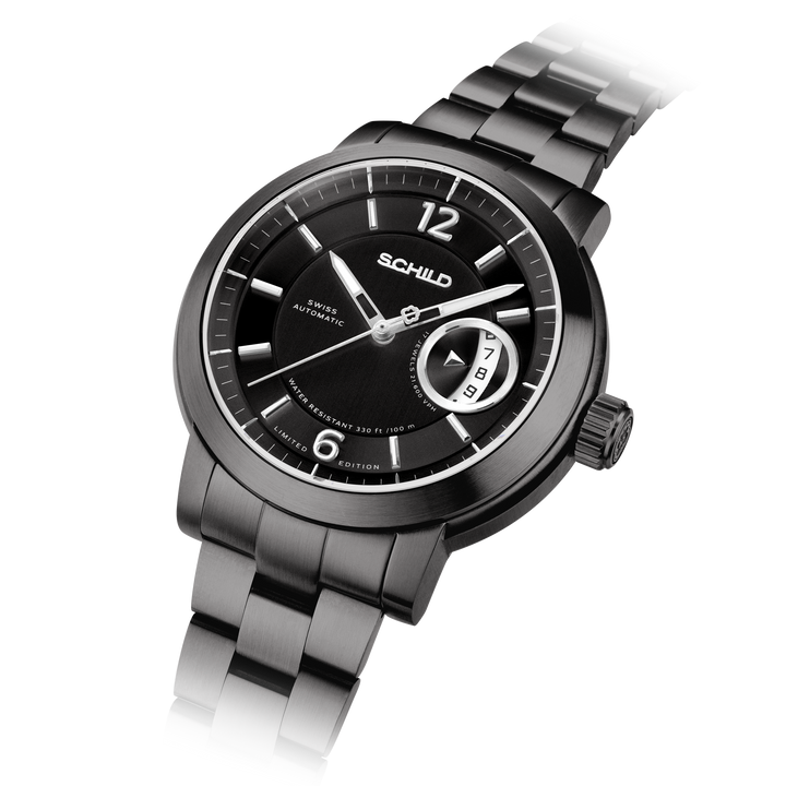 Heinrich Minimal Swiss Automatic Limited Edition Grey / Gunmetal Stainless Steel