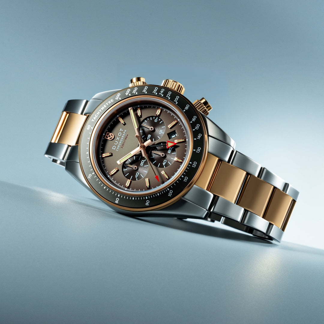 Vitesse Dual Time Chronograph Grey / Stainless Steel | Grey Dial