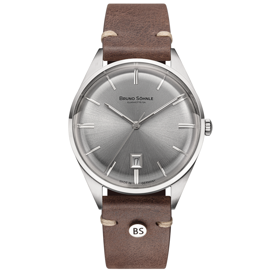Merano Gray Dial / Brown Leather Strap Gray Dial