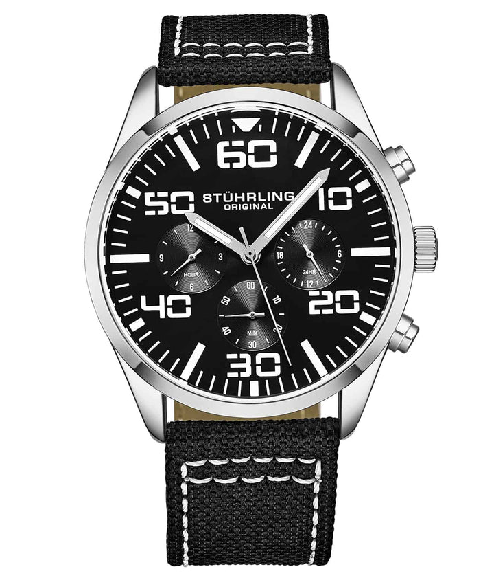 Aviator Black Dial/ Black Nylon | Black Dial
