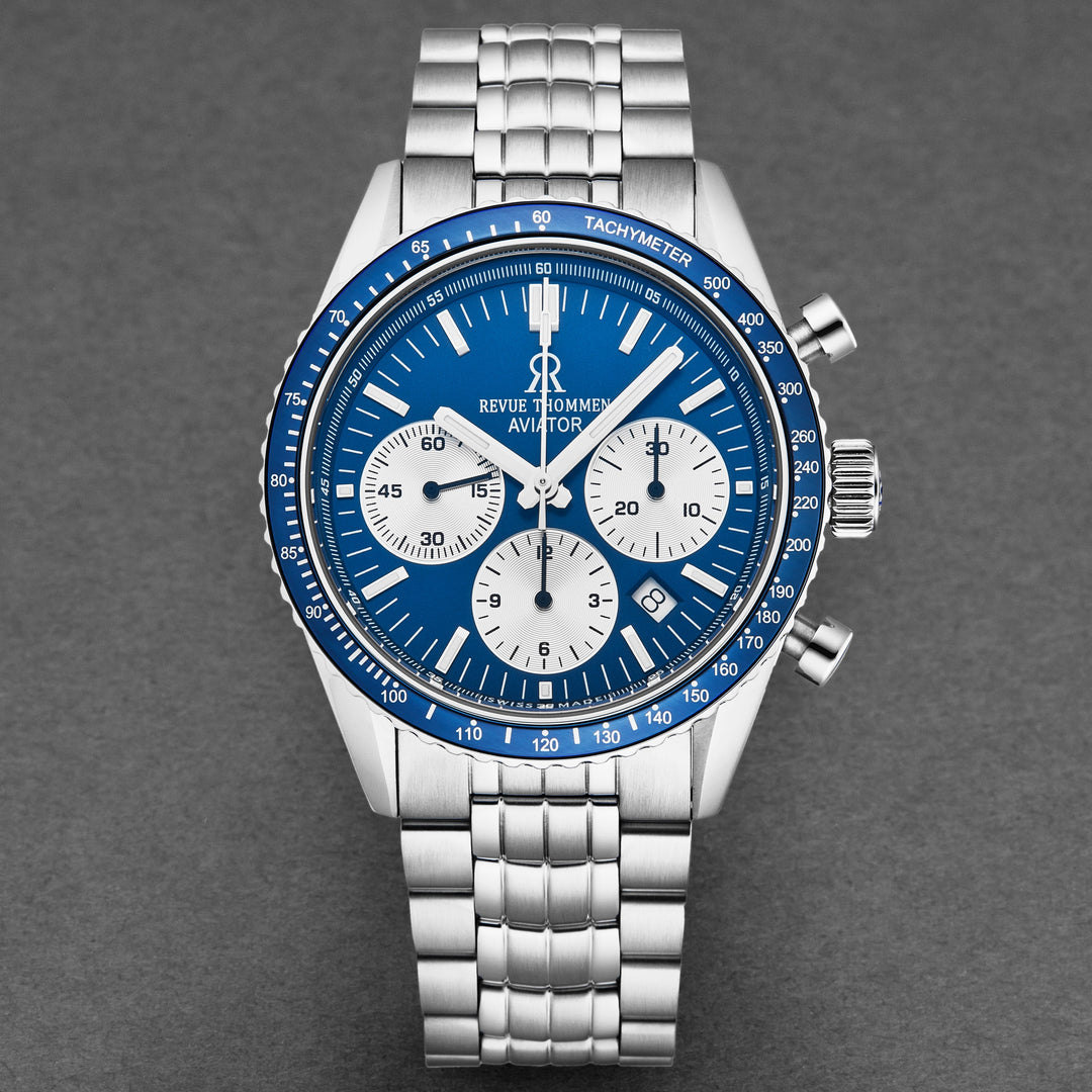 Aviator 17000.6135 / Blue | Blue Dial