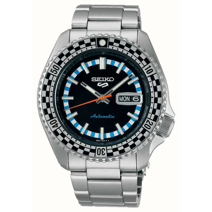 5 Sports SKX Rally Diver Black Sunray Dial / Stainless Steel Bracelet Black Sunr