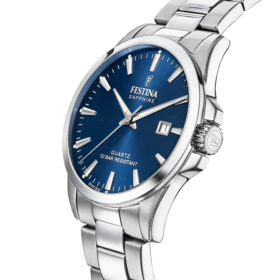 Classic Blue / Stainless Steel Blue Dial
