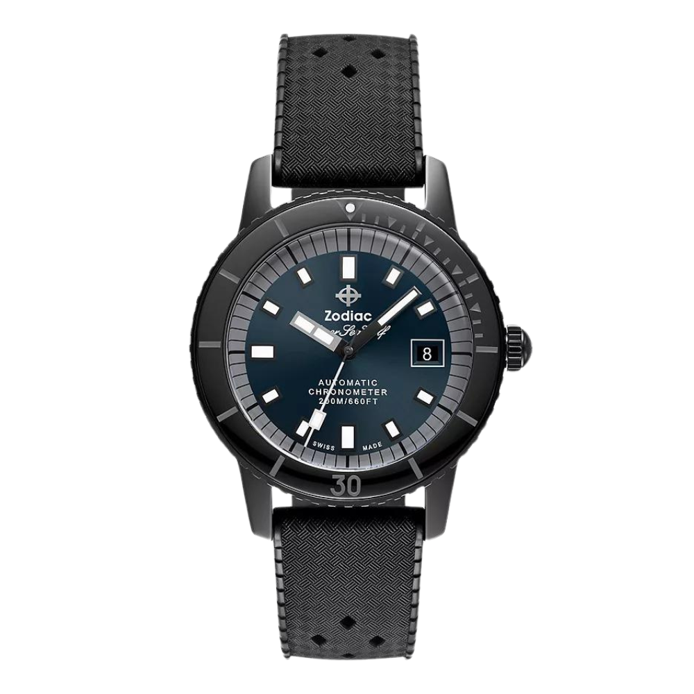 Super Sea Wolf Ceramic Compression Diver Black | Blue Dial
