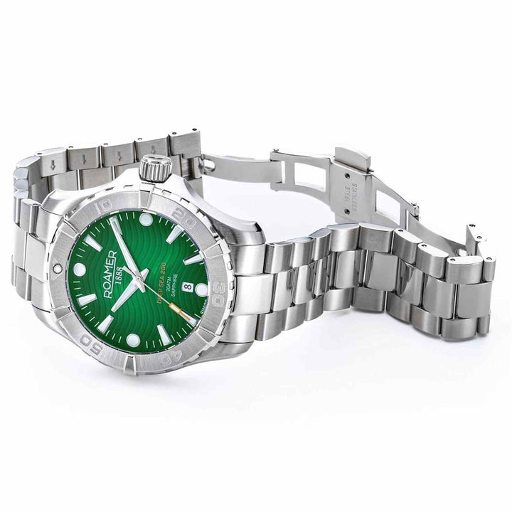 Deep Sea 200 A01-WA Green Pattern Dial