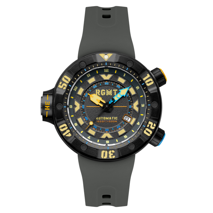 Depth Charge Automatic Gray  / Silicone | Gray Dial