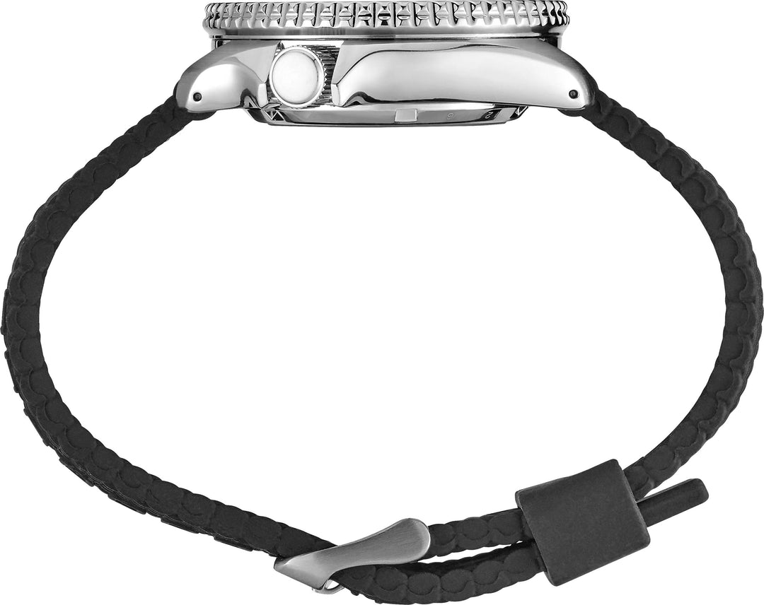 Seiko 5 Sports SKX series Silicone Strap Black Dial