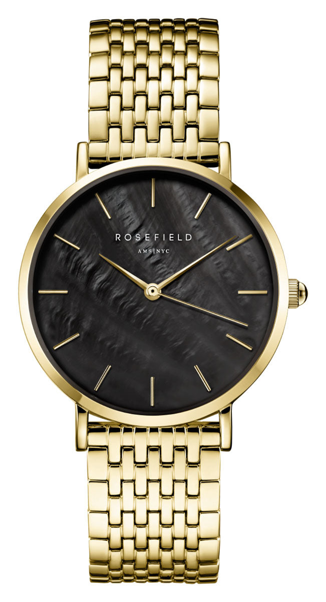 Upper East Side 33mm / Black / Gold | Black Dial