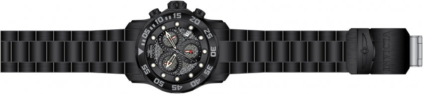 Pro Diver Chronograph Silver / Black Dial / Black Stainless Steel Bracelet Two-T