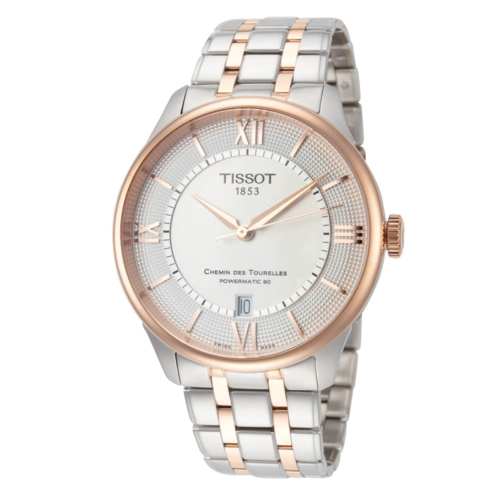 Chemin des Tourelles 39mm / Silver / Silver and Rose Gold | Silver Dial