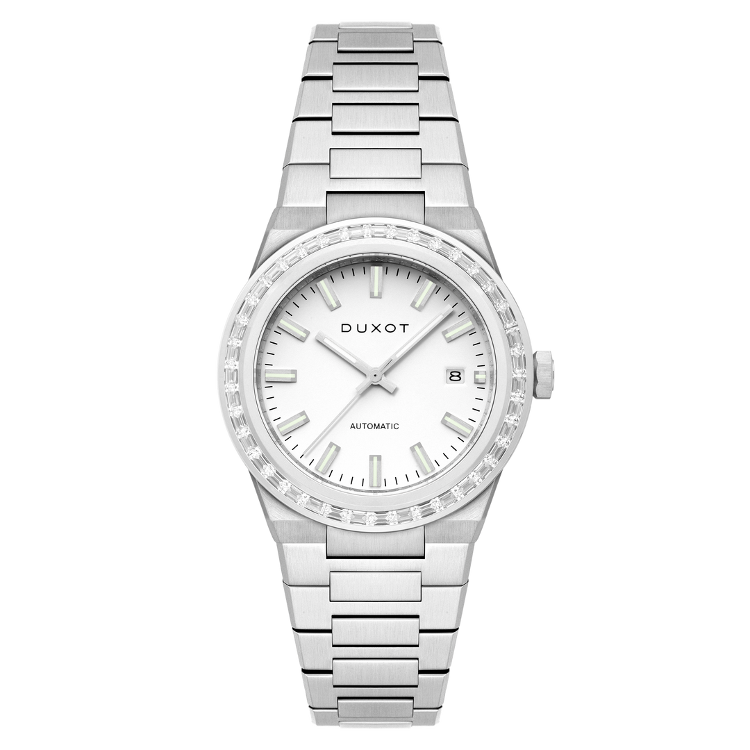 Alicante Rainbow Automatic White & Rose Gold / Stainless Steel | White Dial
