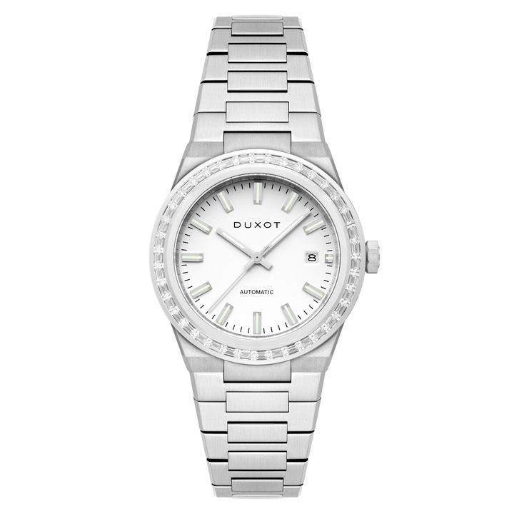 Alicante Rainbow Automatic White & Rose Gold / Stainless Steel | White Dial