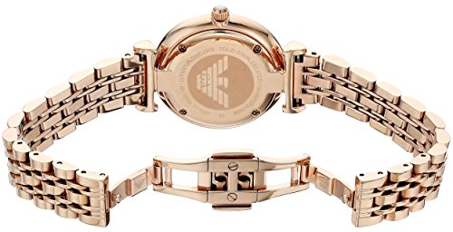 Classic White Mother-Of-Pearl Dial / Rose Gold-Tone Stainless Steel Bracelet Mot