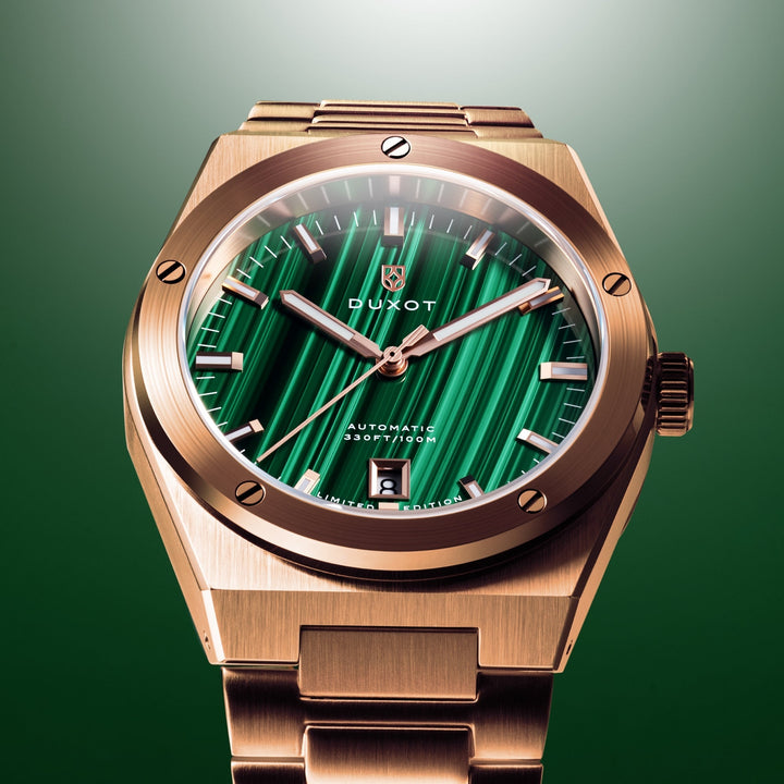 Bastia Automatic Lapidary Limited Edition Green Dial / Rose-Gold-Tone Bracelet G