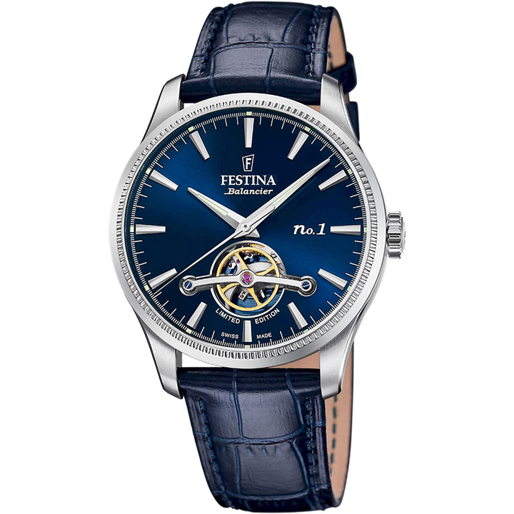 Open Heart Limited Edition Blue / Leather | Blue Dial