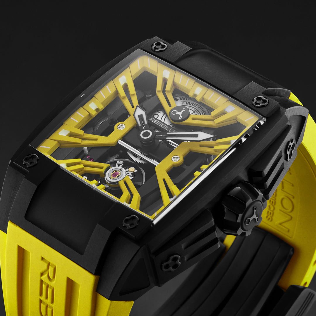Re-Volt RBREV2H.TB.YW / Yellow Skeletonized | Yellow Skeletonized Dial