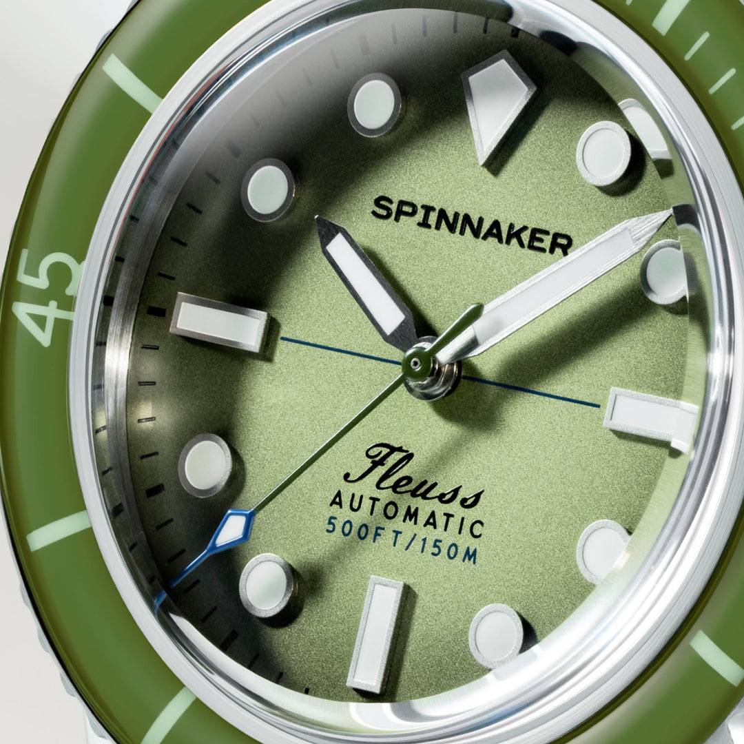 Fleuss 40 Automatic Green / Stainless Steel Green Dial