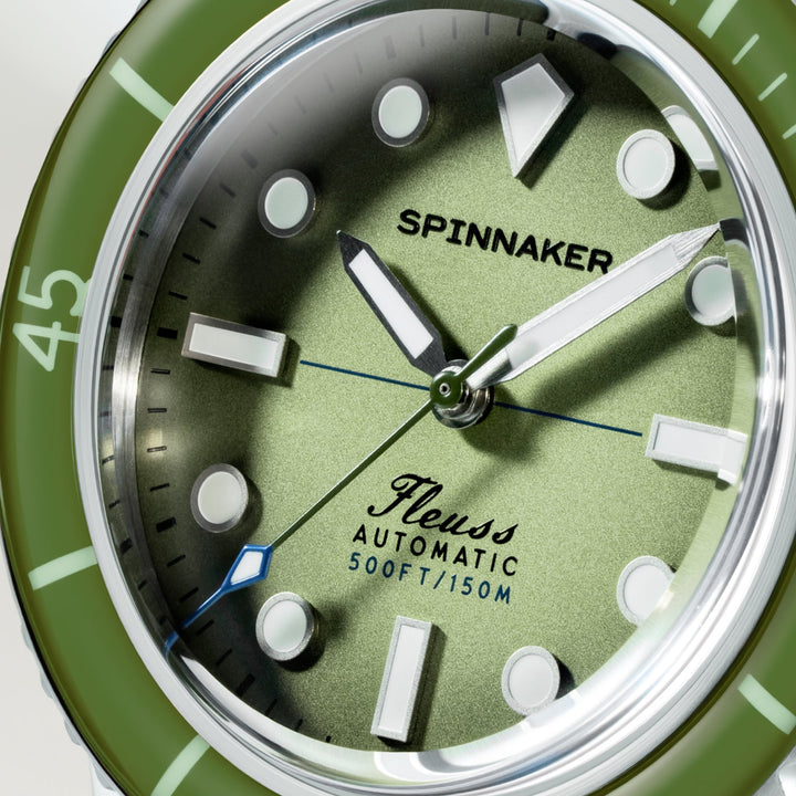 Fleuss 40 Automatic Green / Stainless Steel Green Dial