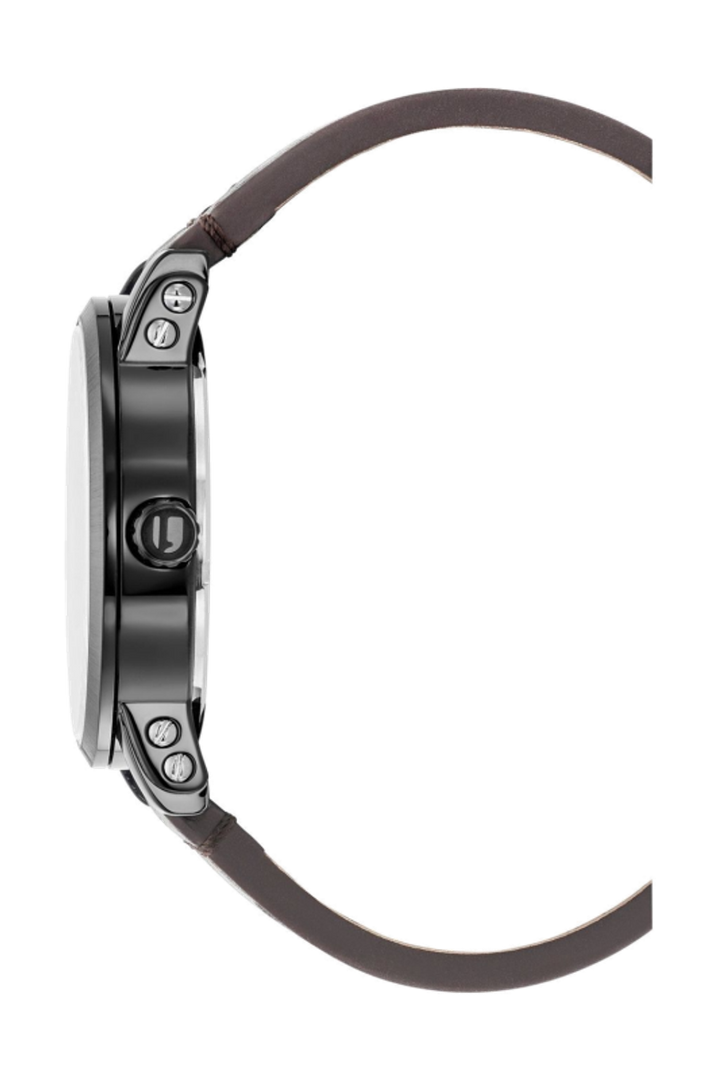 Rovic Black Dial / Brown Leather Strap Black Dial