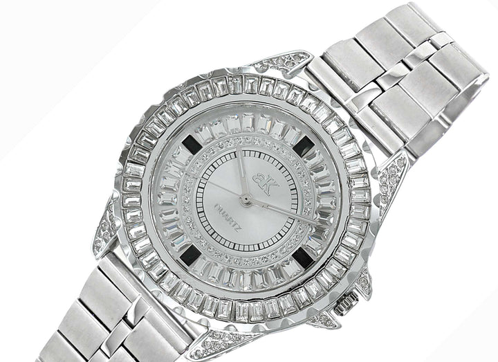 MONDO G-3 COLLECTION SILVERTONE/ STEEL BAND | Silver Dial