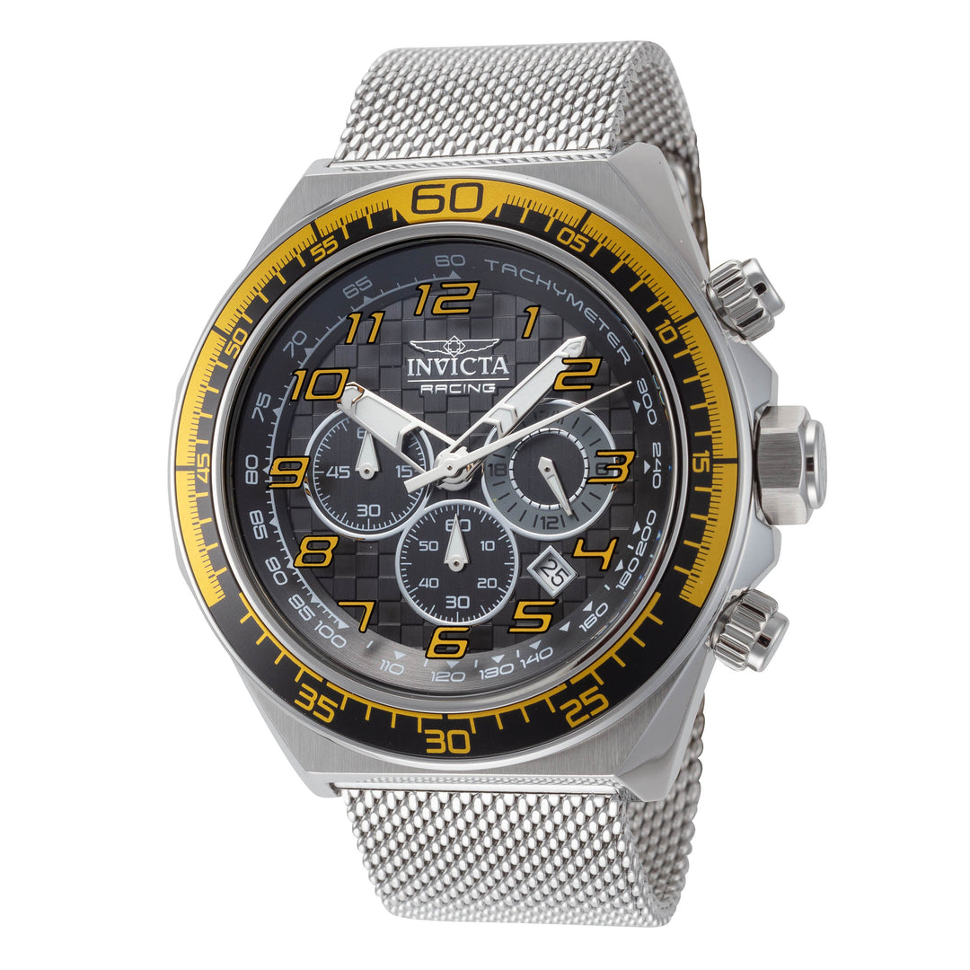 Racing 50 mm / Black / Silver Black Dial