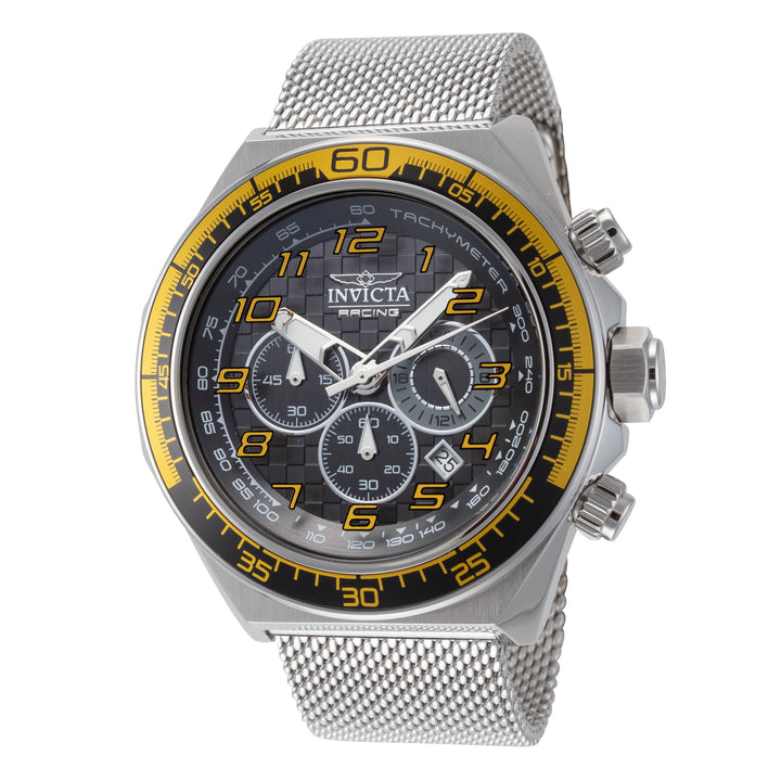 Racing 50 mm / Black / Silver Black Dial