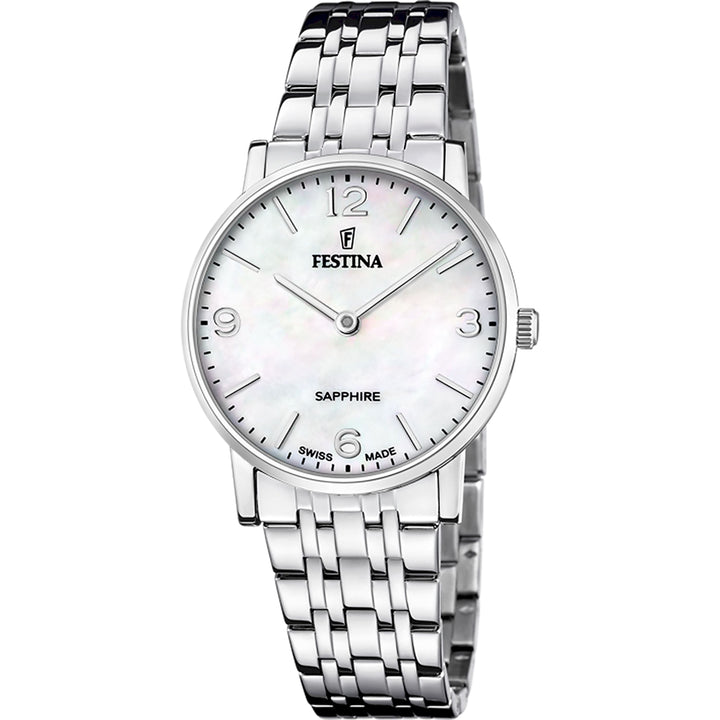 Sapphire Mother Of Pearl / Stainless Steel