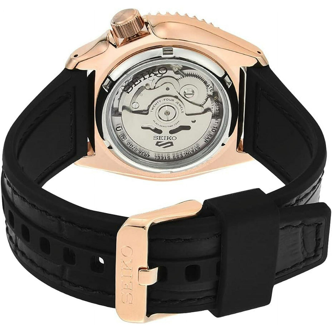 5 Sports SYX Black Dial / Black Silicone Strap Black Dial