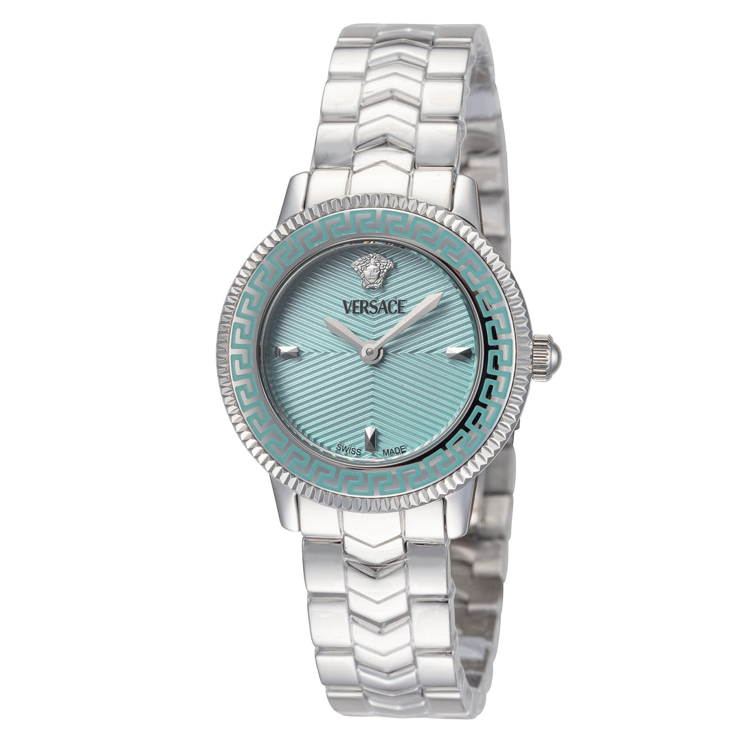 V-Icon 30mm / Turquoise / Silver | turquoise Dial