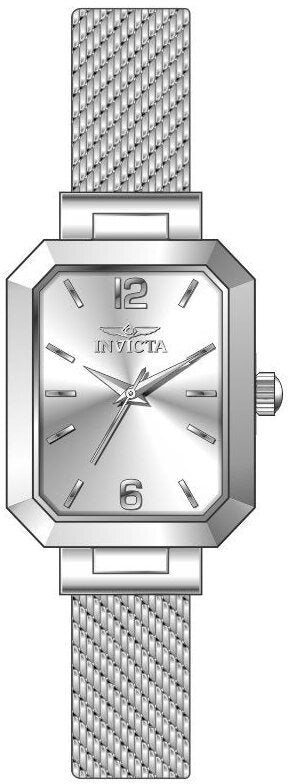 Angel Silver Dial / Silver Stainless Steel Bracelet Silver Dial