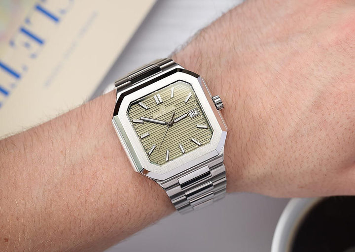Tenuis Ultra-Thin Swiss Movement Silver Beze | Ivory Dial